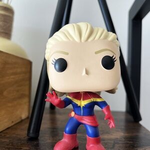 Captain Marvel Funko Pop Figure.